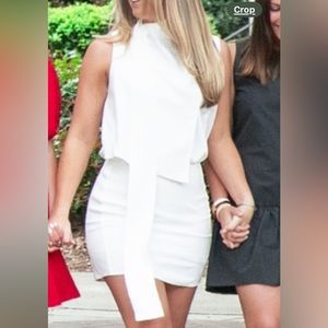 Amanda Uprichard Mini White Dress